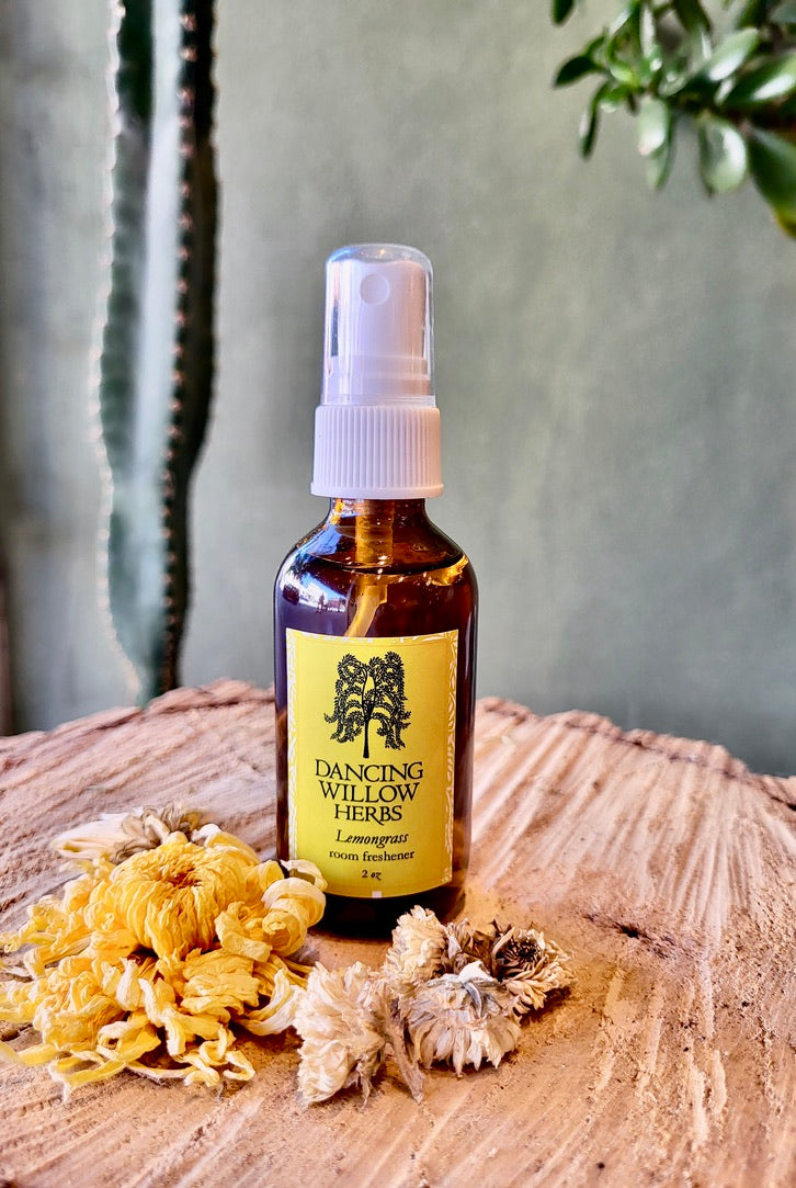 Lemongrass Room Freshener 2oz Spritzer Dancing Willow Herbs